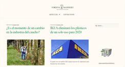 Desktop Screenshot of forestalmaderero.com