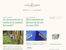 Tablet Screenshot of forestalmaderero.com